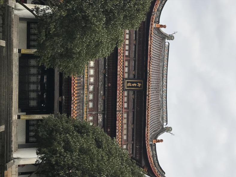 岳麓书院的御书楼.